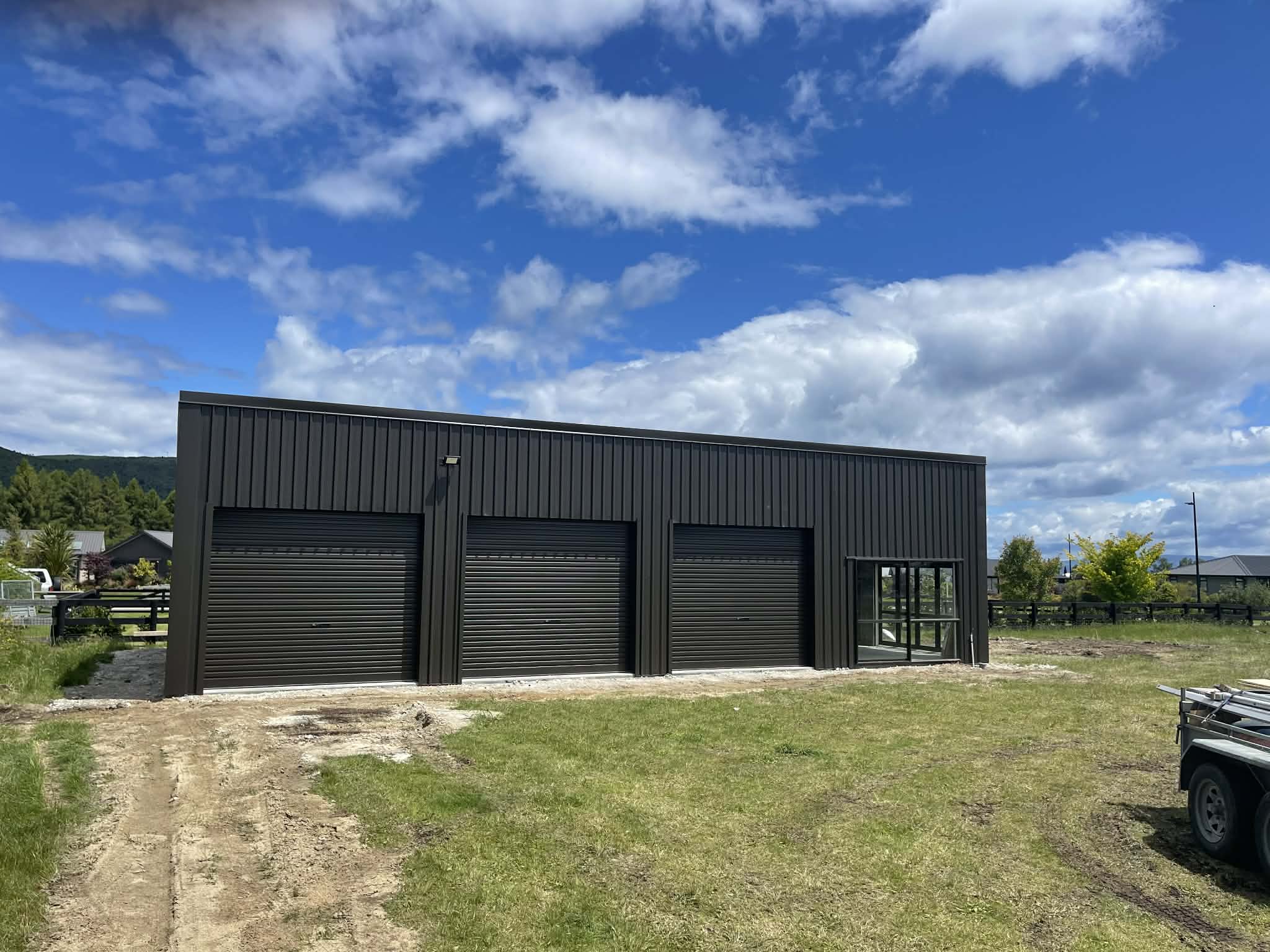Timber Pole Shed & Office
